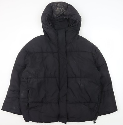 Schwarze Steppjacke Unisex Erwachsene UK Größe M Monki