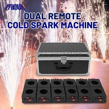 Base de máquina de chispa fría PAIDUN 12 PIEZAS + 2 PIEZAS control remoto efecto fuegos artificiales