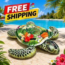 Intex Sea Turtle Ride-On Pool Float with Realistic Design