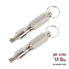 2pcs Portable Valve core Wrench Stainless Steel car Bicycle tire Valve