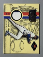 Vladimir Guerrero 2001 Fleer Platinum National Patch Time Game Used Jersey Relic