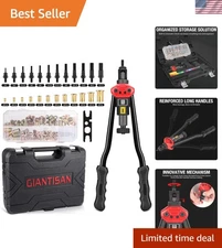 Pro-Grade 16-Inch Rivet Nut Tool with 176Pcs Assortment
