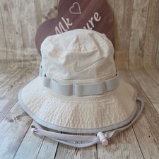 Nike Dri-FIT Apex Bucket Hat White Gray NWOT