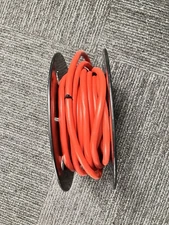 25ft Extension Cord With Spool Storage 3 Prong Orange 13A 125v 1625W