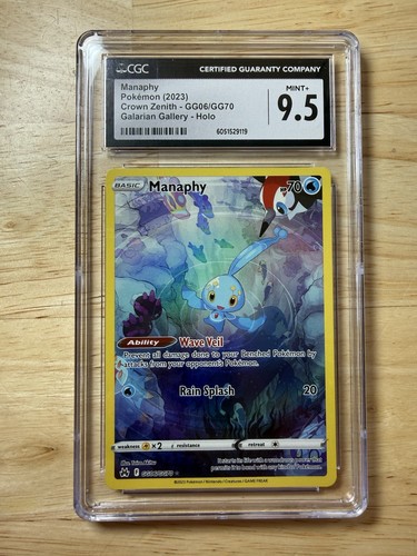 Manaphy graded CGC 9.5 for sale on eBay