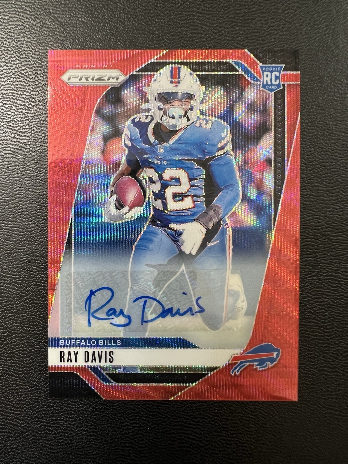 2024 Prizm - Ray Davis Rookie RC Auto Red Wave Prizm /149 🔥