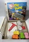 Vintage 1986 Milton Bradley Pig Pong Board Tabletop Game 3 Puff Balls + Rules