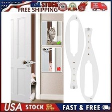 Cat Door Latch, 2 Pcs Cat Door Stopper Pet Door Latch to Keep Dog Out of Litt...