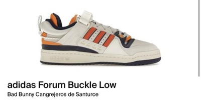 Size 7.5 - adidas Bad Bunny x Forum Buckle Low Cangrejeros