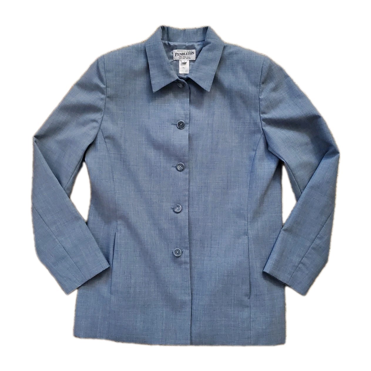 PENDLETON Virgin Wool Blazer Jacket Versatile Vtg… - image 2