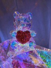 Lampada Da Tavolo Natalizia Orsetto Con Cuore