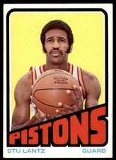 1972 Topps #16 STU LANTZ Detroit Pistons NM