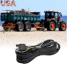 22ft 4 Pin Flat Trailer Wiring Harness Kit Wishbone Style For Trailer Tail Light 22ft 4 Pin Flat Trailer Wiring Harness Kit Wishbone Style For Trailer Tail Light
