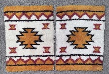 Latch Hook Aztec Southwestern Wall Hanging Retro Vintage 1970&rsquo;s Set Of 2