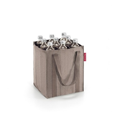 Reisenthel BOTTLEBAG Flaschentasche Flaschenkorb Polyester Braun 9 Fächer