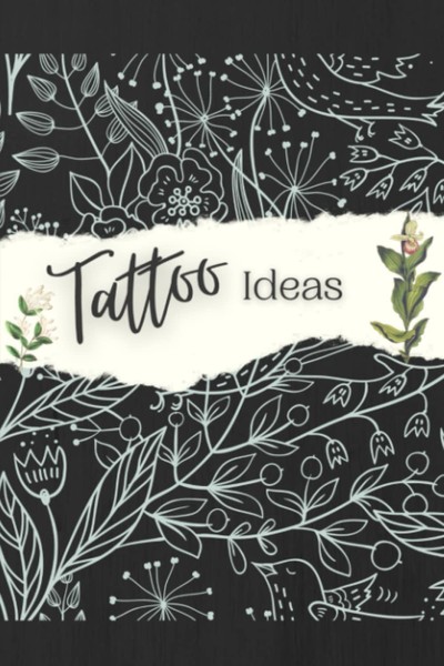 Tattoo Skizzenbuch A5, 120 Seiten, Schwarz, FüR Ideen & EntwüRfe-image