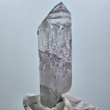 Lemurian Phantom Amethyst with Analcim, Prehnite Streep Mine Goboboseb, Namibia