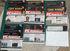 10 5.25in 1.2Mb 360K disks of software for the IBM PC XT AT vintage computer