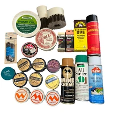 Vintage Boot Shoe Polish Leather Conditioner Mink Oil Grease Dye Crème Brush’s