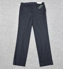 Lauren Ralph Lauren Dress Pants Mens 34x32 Navy Blue Norton Ultraflex City NEW