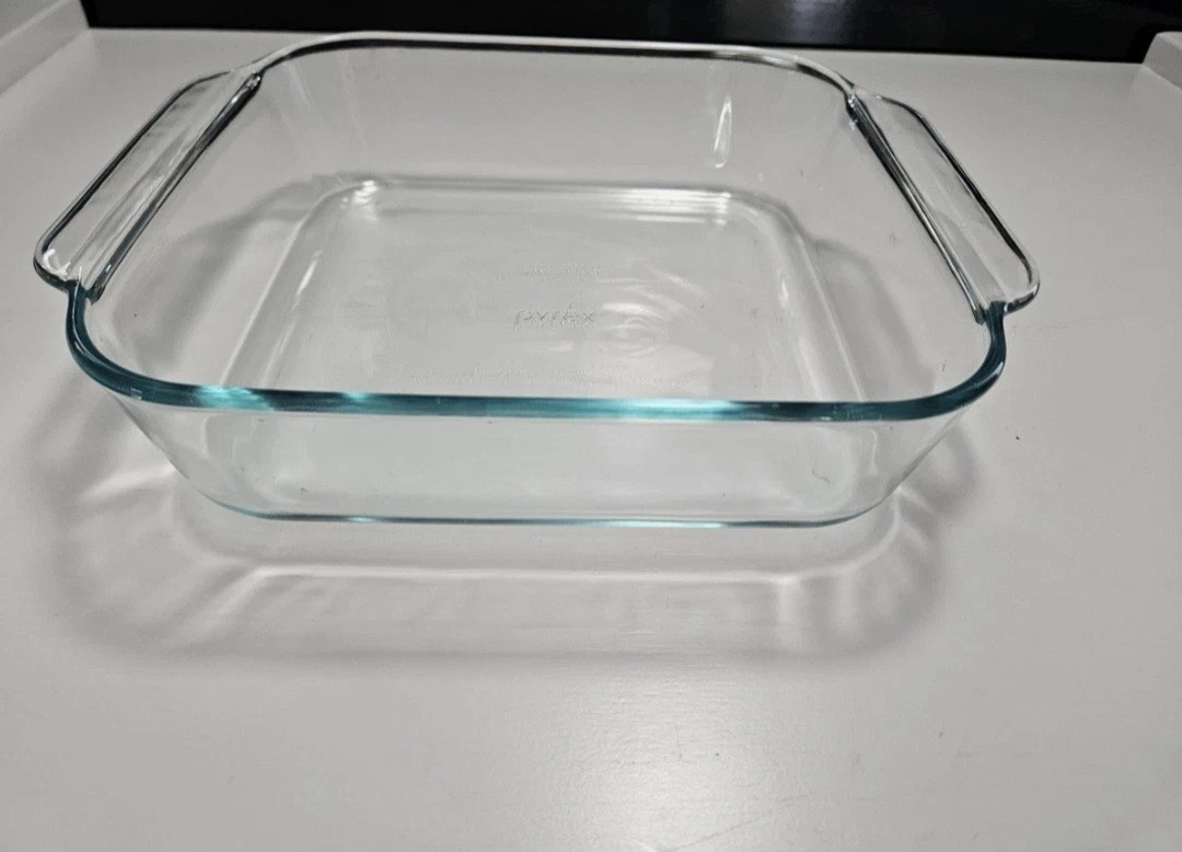 Made By Design Ovenware Square Baking Dish 8"x 8" x 2.25" Clear Glass Baking Pan