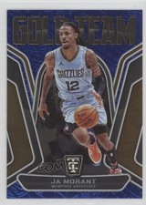 2024-25 Panini Totally Certified Gold Team Mirror Blue 40/49 Ja Morant #8 13c5