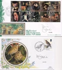 GB Selection of 3 x BIRDS & NATURE FDC's all Signed by BILL ODDIE