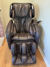 Cozzia Zero Gravity Remote Controlled Leather EC-618B Massage Chair-Brown