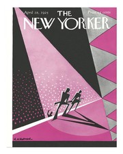 Vintage Art Deco Wall Art Poster - Classic 1925 New Yorker Cover
