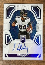 2024 Panini Donruss Elite Back to the Future Signatures Isaiah Likely #/149 Auto