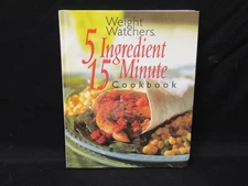 Weight Watchers 5 Ingredient 15 Minute Cookbook Hardcover - Good Condition