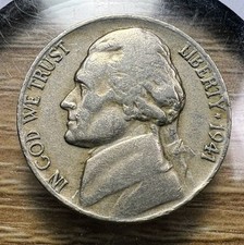 1941-P Jefferson Nickel - Actual Coin Shown - Free Shipping & Tracking INV#77
