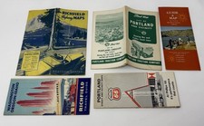 Vintage Oregon - Western States Road Highway Maps Lot Of 5