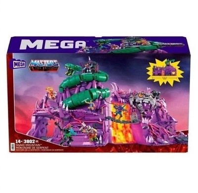 Mega Construx Snake Mountain Masters of the Universe MOTU Set HHD16 Mattel 