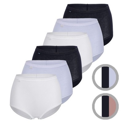 6er Pack - Sloggi - Basic+ - Damen - Maxi Slip - Unterhose - Unterwäsche