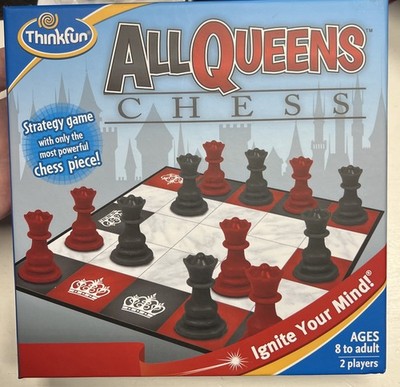 All Queens Chess COMPLETE Thinkfun 2014 Logic Strategy Puzzle Challenges