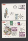 Österreich  2 st.  FDC   Ausland -  Kombinationen  1970-iger Jahre