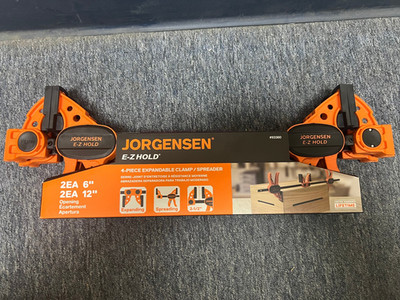 Jorgensen E-Z Hold 4-piece Expandable Clamp/Spreader 6'' & 12''