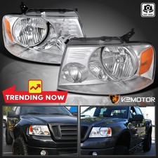 Fits 2004-2008 Ford F150 F-150 2006-2008 Lincoln Mark Lt Headlights Headlamps