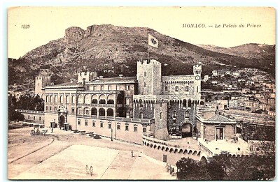 S03-9708, MONACO, LE PALAIS DU PRINCE, VINTAGE POSTCARD