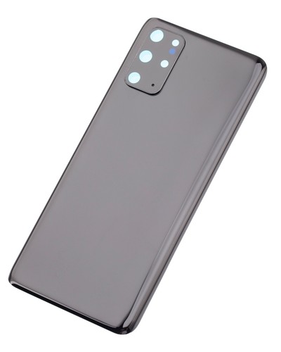 Back Cover Glass With Camera Lens For Samsung Galaxy S20 Plus (Black) - Picture 2 of 3