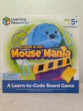 CODE  GO MOUSE MANIA AGES 5  BOARD GAME LEARNING RESOURCES