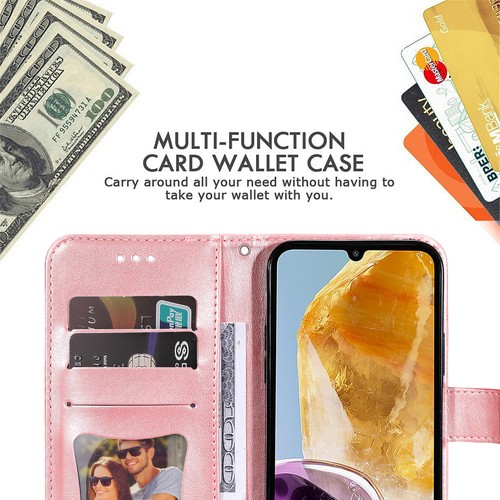 Pattern Cover For Google Pixel 9 8 7 Pro 8a 7a PU Leather Wallet Card Phone Case - Picture 127 of 144