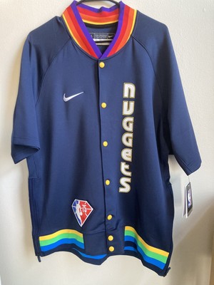 NWT Nike NBA Denver Nuggets 75th Anniversary Warm Up Sz Large Very Rare