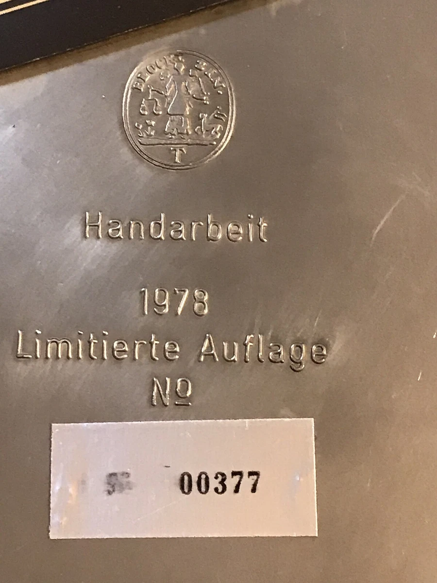 Zinn Teller Zinnteller Wandteller 1978 Papst 3 Päpste Gedenkteller 00377
