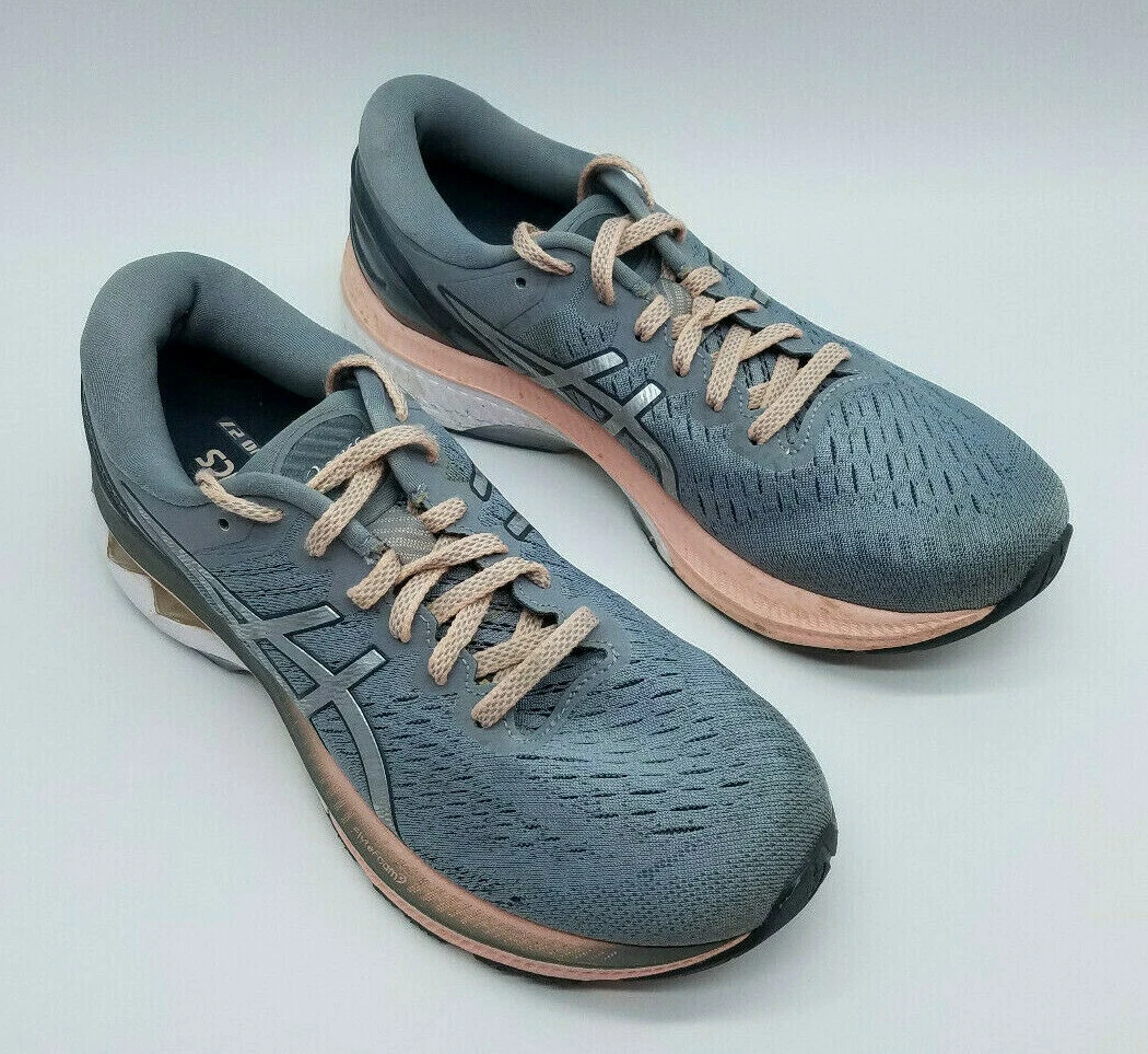 Asics Gel Kayano 27 Women s Size 7.5 Running Shoes Gray Pink