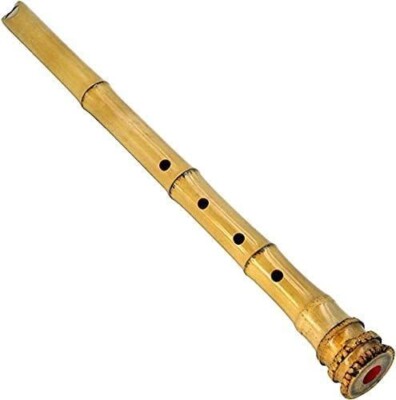 SHAKUHACHI Japanese Bamboo Flute D Key 21.5'' w/ Bag Kinko-ryu Made in Japan New