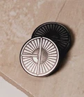 New LEGO Fan Blade Tile Lot of 2 VENTS Roof Tops PRINTED Silver Black Star Wars