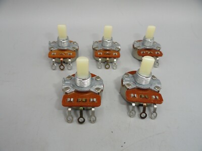 Linear Taper 1K (1000) Ohm Potentiometer 5/8'' Shaft  (LOT OF 5)