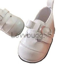 White Double Strap for 18" American Girl Kit Baby Doll Shoes FREESHIP ADDS LovvU
